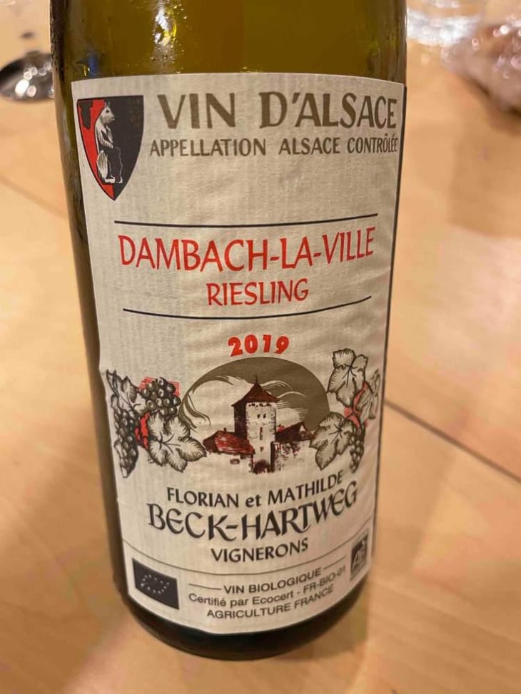 Dambach-La-Ville Pinot Gris - Florian & Mathilde Beck-Hartweg - Florian & Mathilde Beck-Hartweg -2019