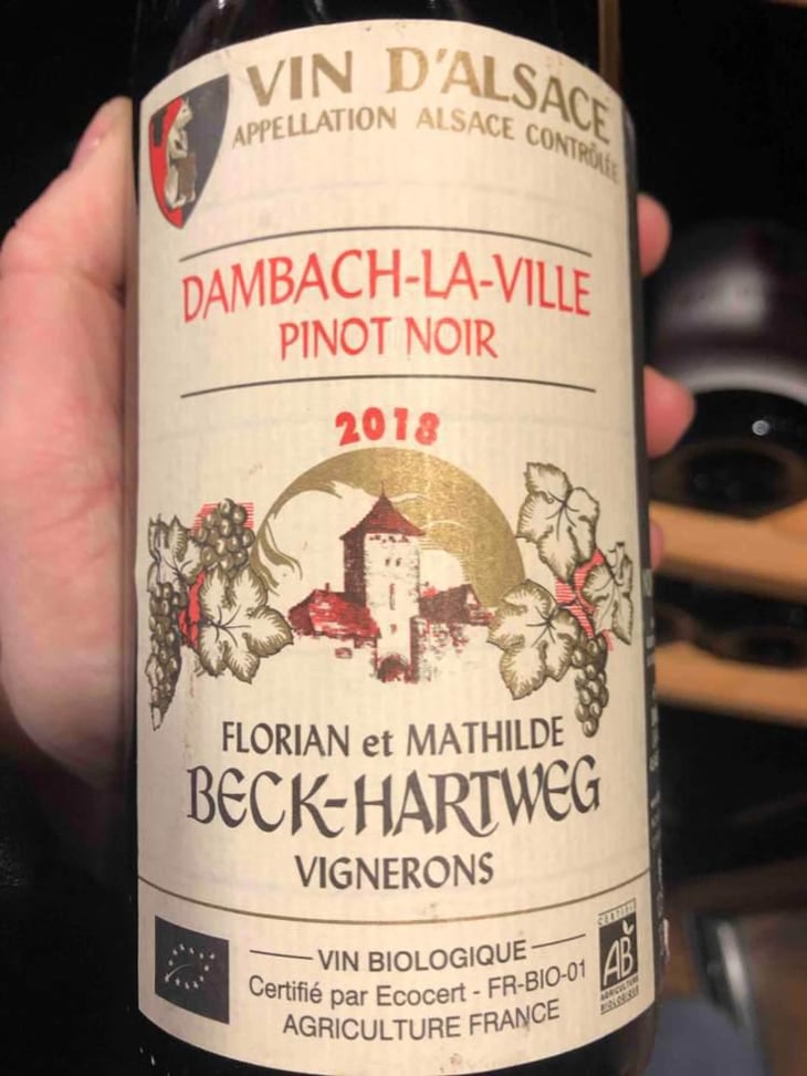 Dambach-La-Ville Pinot Noir - Florian & Mathilde Beck-Hartweg - Florian & Mathilde Beck-Hartweg 