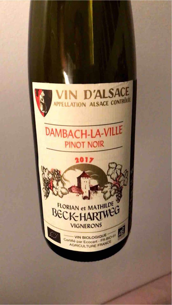 Dambach-La-Ville Pinot Noir - Florian & Mathilde Beck-Hartweg - Florian & Mathilde Beck-Hartweg 