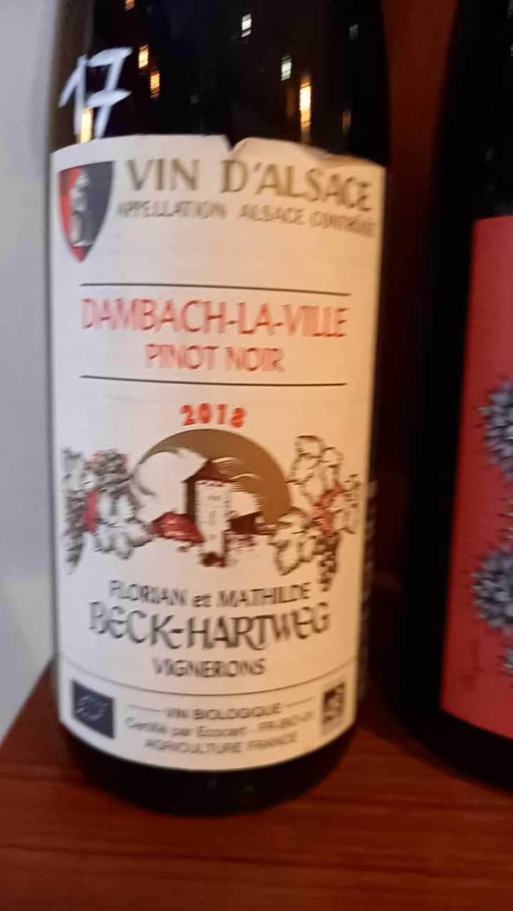 Dambach-La-Ville Pinot Noir - Florian & Mathilde Beck-Hartweg - Florian & Mathilde Beck-Hartweg 