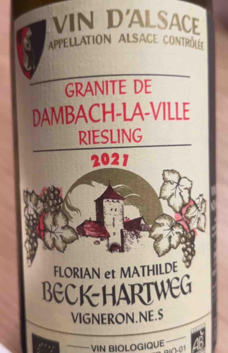 Dambach-La-Ville Pinot Noir - Florian & Mathilde Beck-Hartweg - Florian & Mathilde Beck-Hartweg 