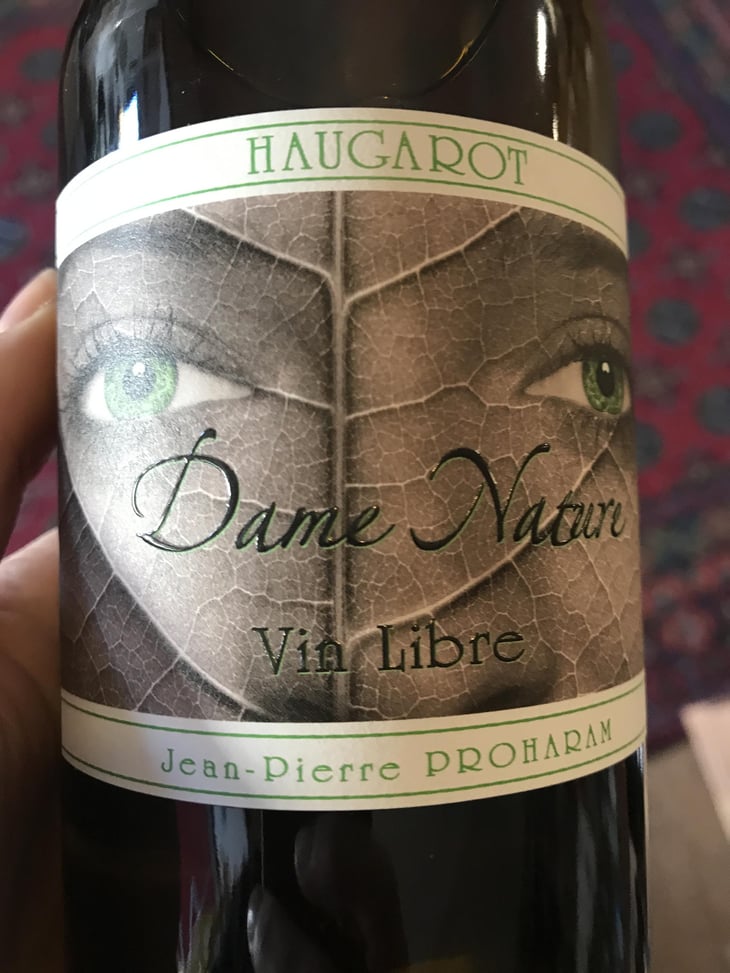 Dame Nature - Domaine Haugarot - Jean-Pierre Proharam 