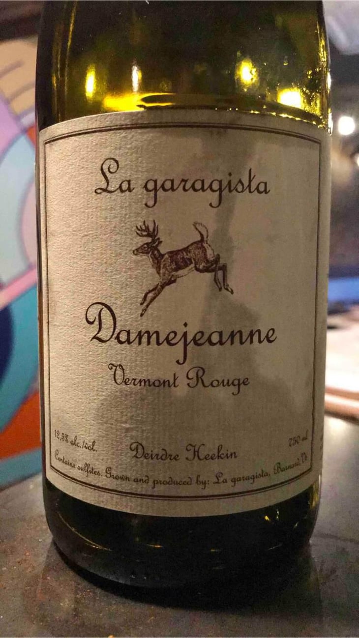 Damejeanne - La Garagista Farm & Winery - Deirdre Heekin and Caleb Barber 