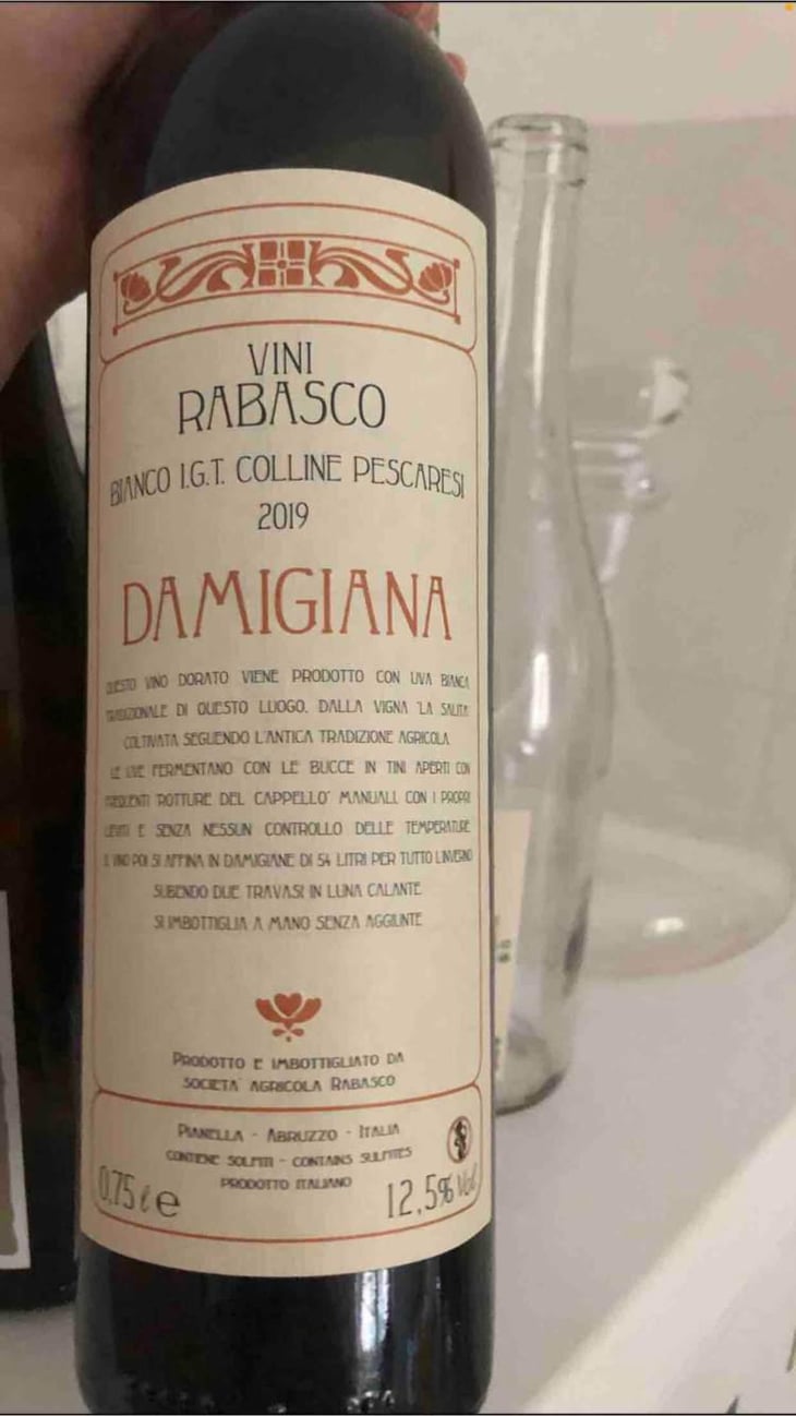 Damigiana Trebbiano d'Abruzzo - Azienda Agricola Rabasco - Iole Rabasco 