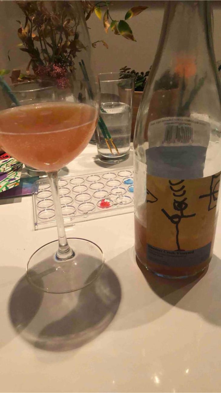 Tanzen Dame - Skin Fermented ("Orange") Gewürztraminer - Bloomer Creek Vineyard - Kim Engle & Debra Bermingham 