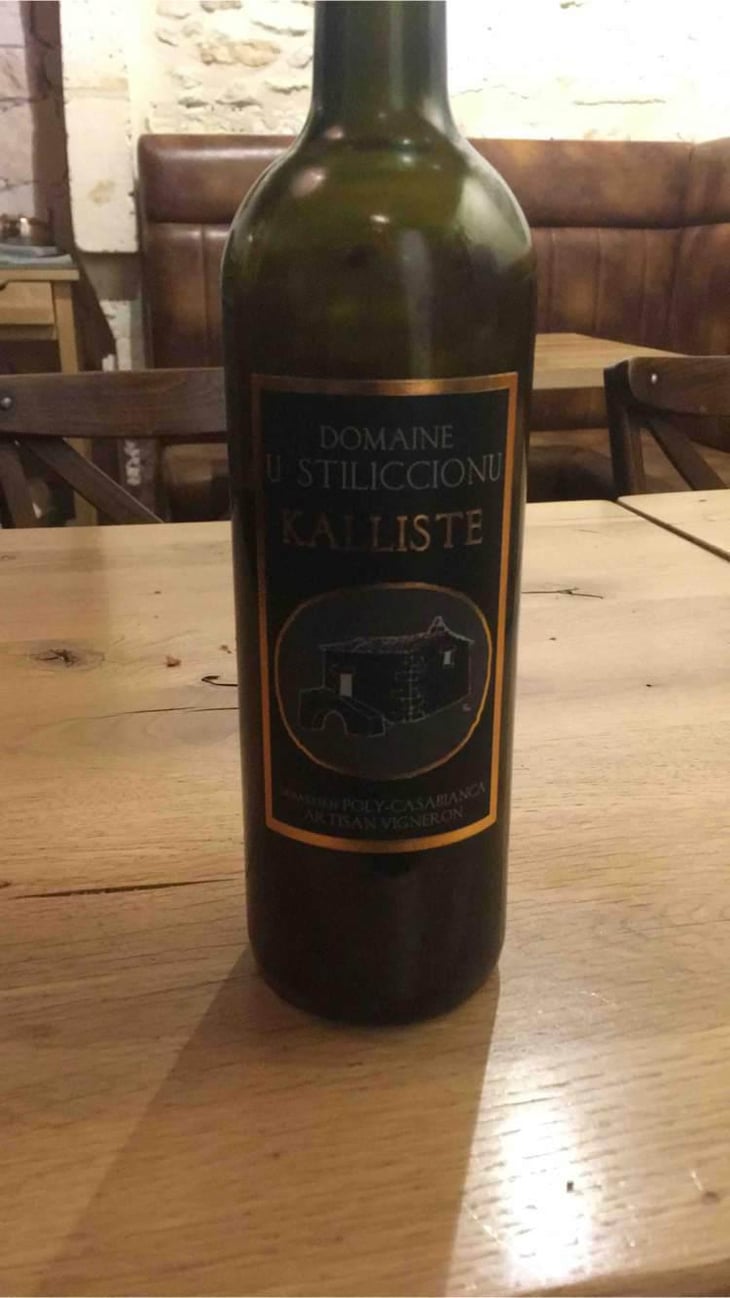 Kalliste - Domaine U Stiliccionu - Sébastien Poly-Casablanca 