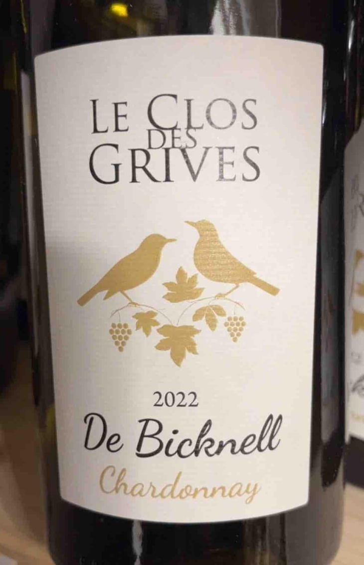 De Bicknell - Clos des grives - Benoît Mulin -2022
