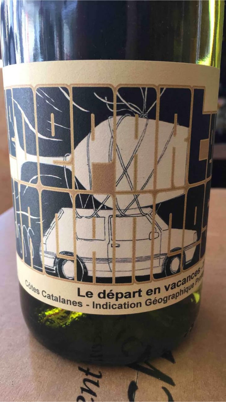 Départ en Vacances Blanc - La Cave Aux Fioles - Carlos Badia 