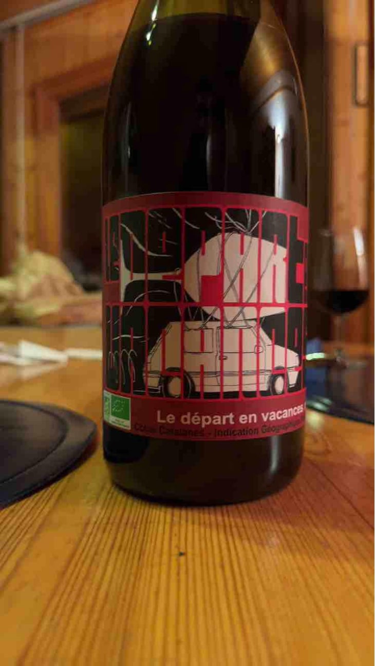 Départ en Vacances Rouge - La Cave Aux Fioles - Carlos Badia 