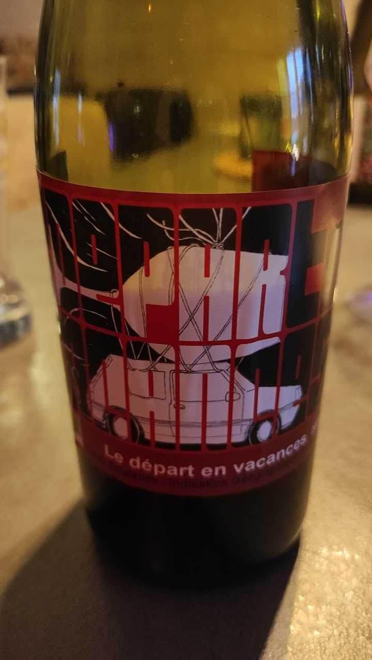 Départ en Vacances Rouge - La Cave Aux Fioles - Carlos Badia 