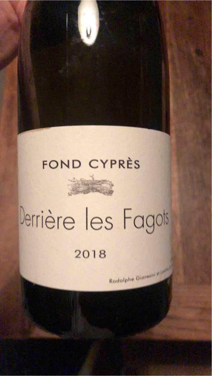 Derrière Les Fagots - Fond Cyprès - Rodolphe Gianesini & Laetitia Ourliac 