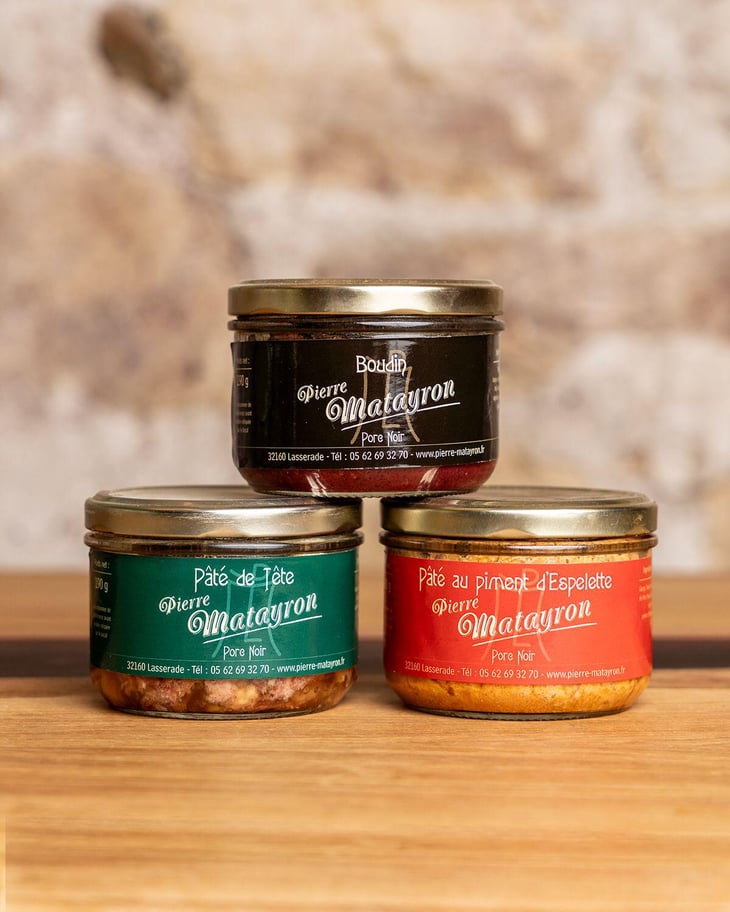 Des Terrines De Porc Noir (Gascogne) - Cave Borda - 802056