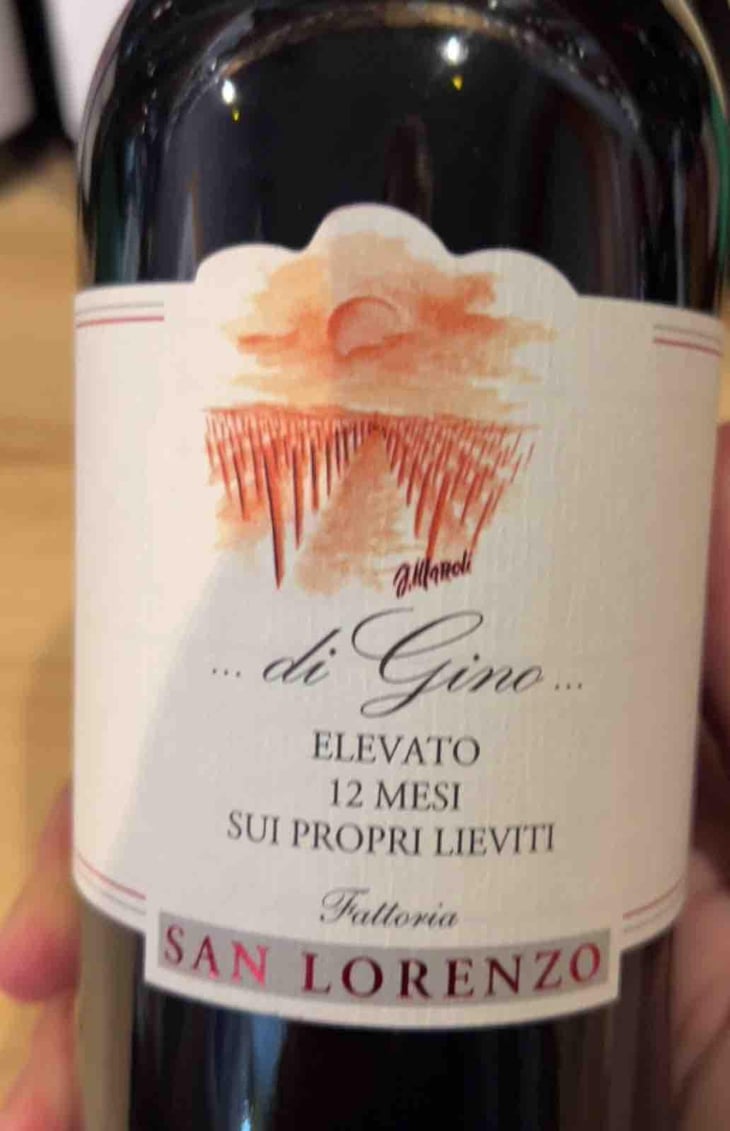 Di Gino (rosso) - Fattoria San Lorenzo - Natalino Crognaletti 