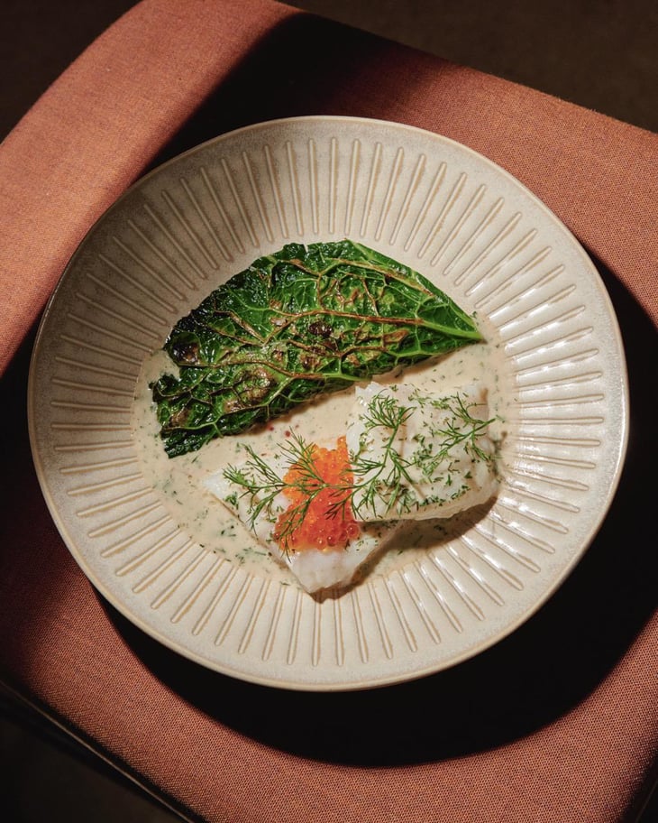Dill Sauce With Buttermilk, Pike-Perch - Alma Prague Restaurant - 711655