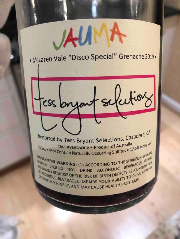 Disco Special - Jauma Wine - Denise & James Erskine -2019
