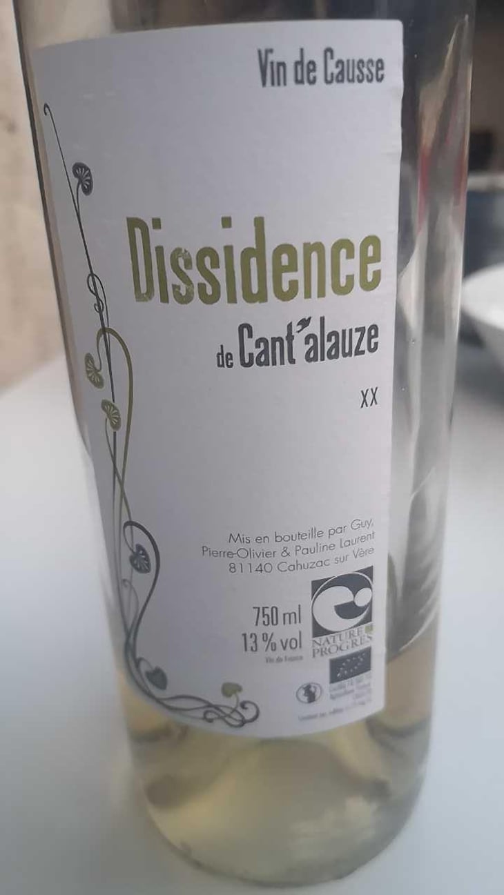 Dissidence - Domaine de Cantalauze - Pierre-Olivier & Pauline Laurent -2008