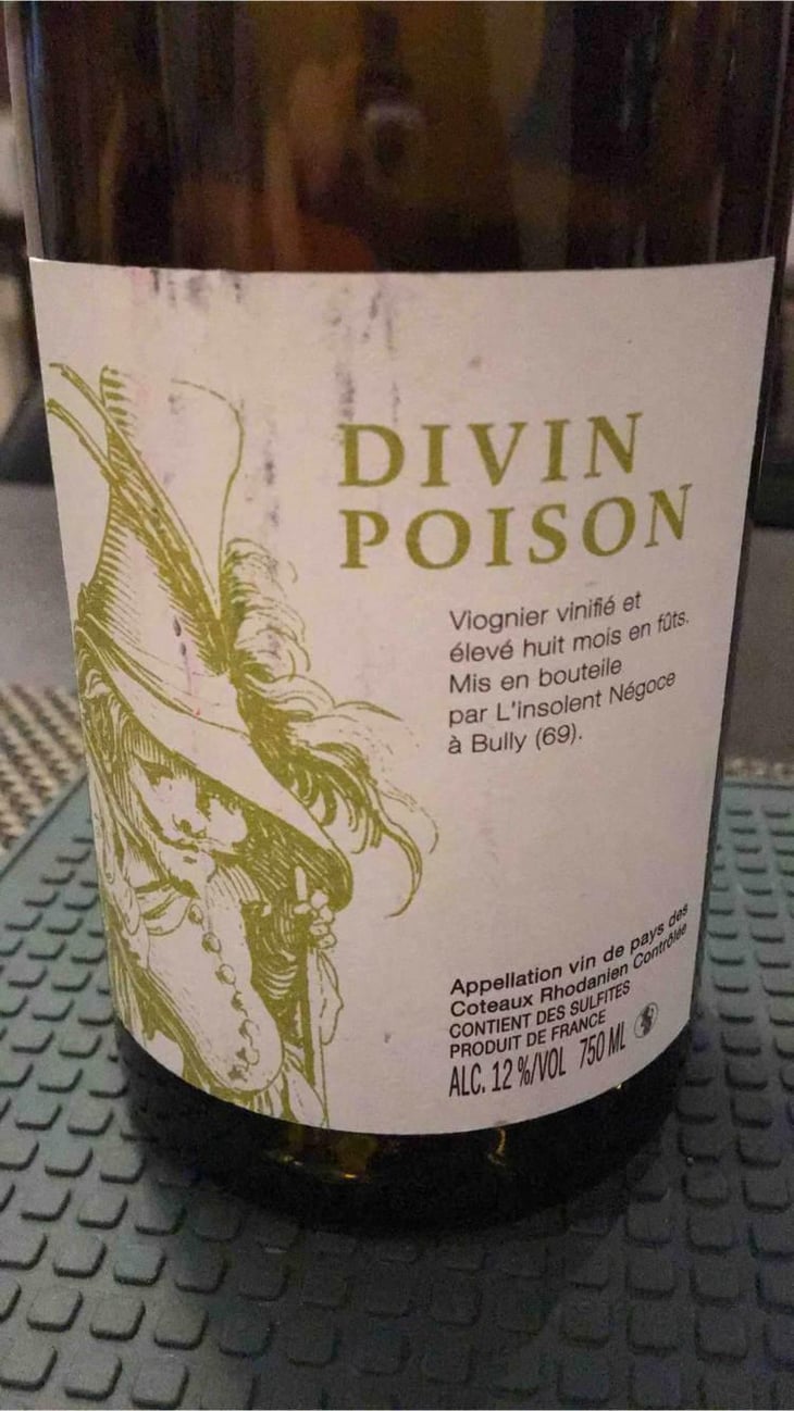 Divin Poison - Chai L'insolent - François Ecot 