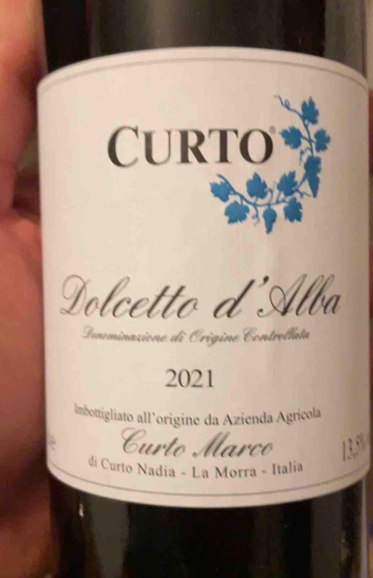 Dolcetto D'Alba - Curto Vini - Curto Marco e Nadia 