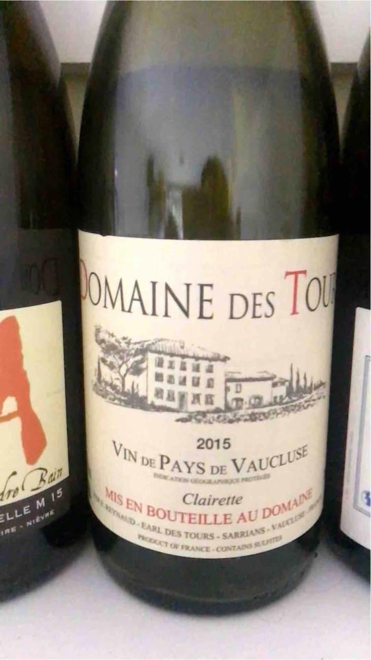 "Domaine des Tours" - Vin de Pays de Vaucluse - Blanc - Château Rayas - Château des Tours - Château de Fonsalette - Emmanuel Reynaud 