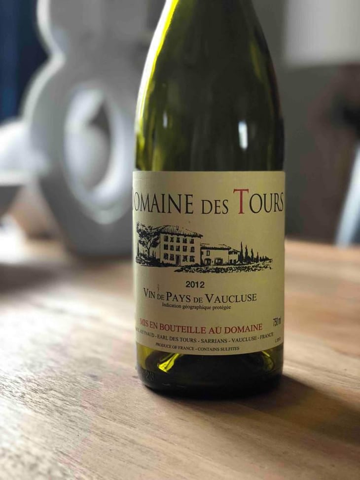 "Domaine des Tours"  - Vin de Pays de Vaucluse - Rouge - Château Rayas - Château des Tours - Château de Fonsalette - Emmanuel Reynaud 