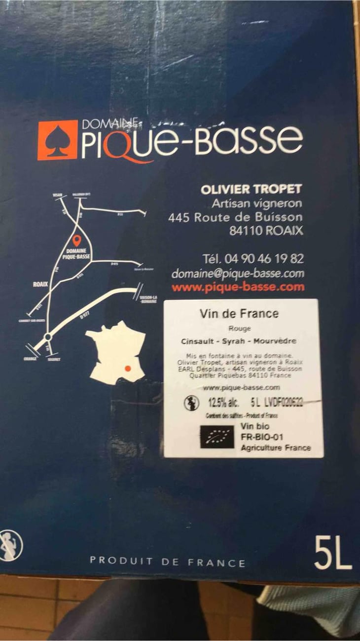 Domaine Pique Basse - Pique Basse - Olivier Tropet 