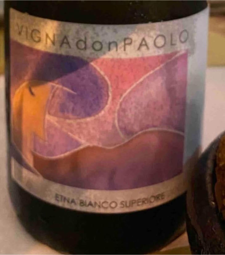 Vigna Don Paolo Bianco - Alfio Cosentino - Alfio Cosentino -2020