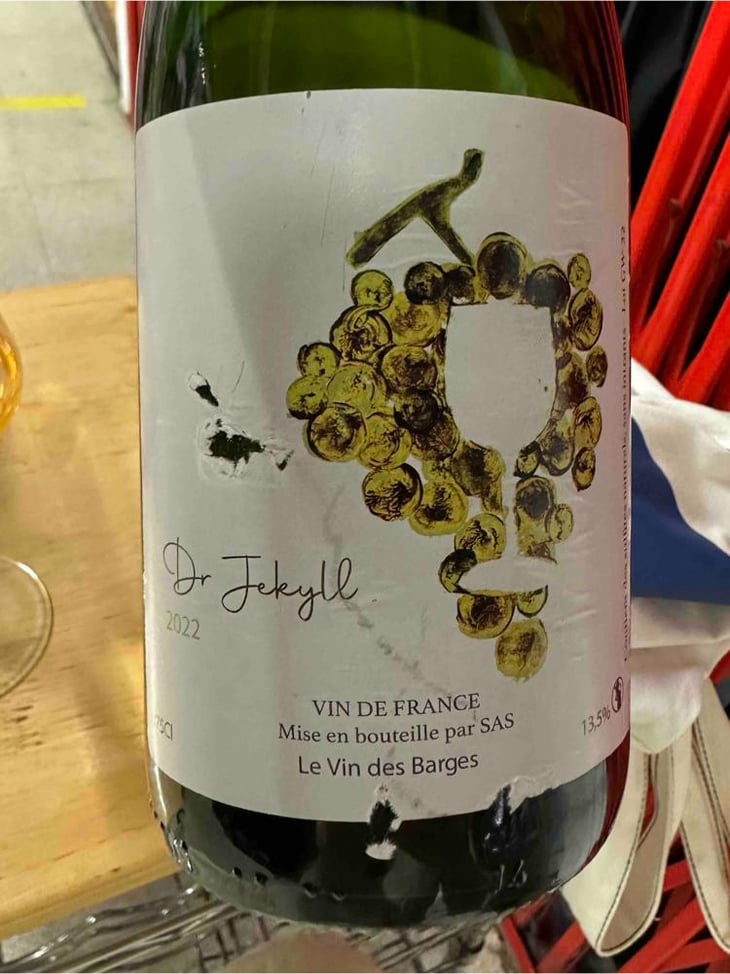 Dr Jekyll - Le Vin des Barges - Thomas Jacquin & Steeve Dejardin -2022