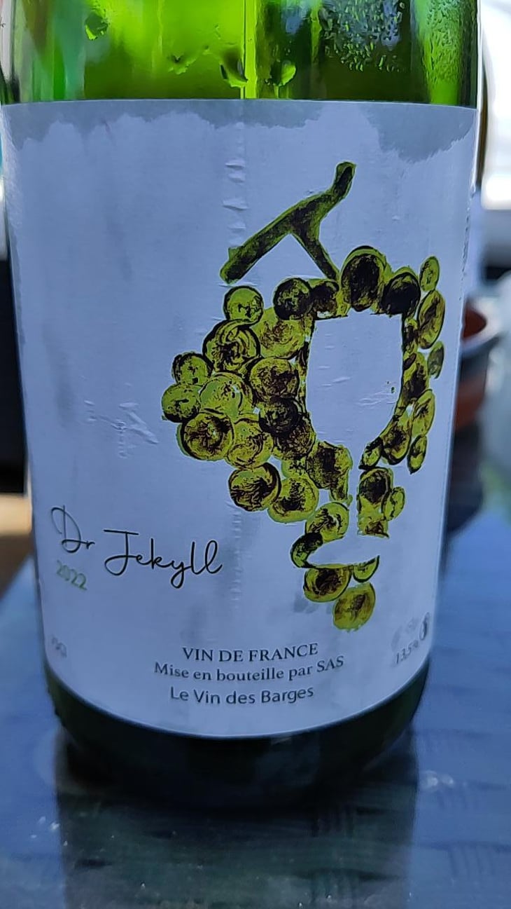 Dr Jekyll - Le Vin des Barges - Thomas Jacquin & Steeve Dejardin -2022