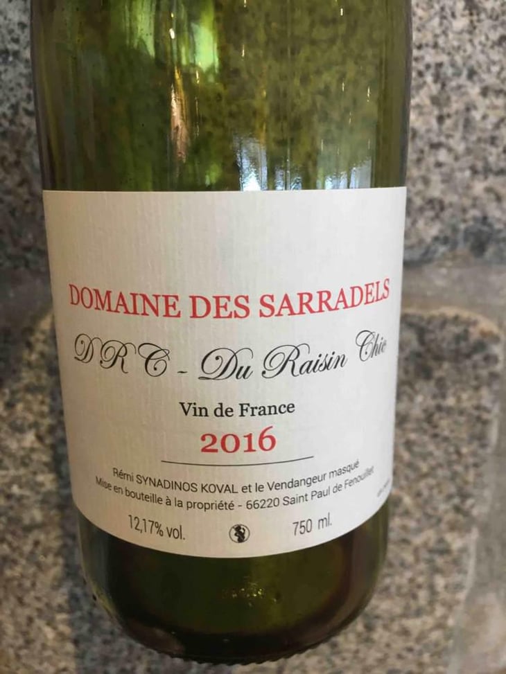 DRC- Du Raisin Chic - Domaine des Sarradels - Rémi Synadinos Koval 