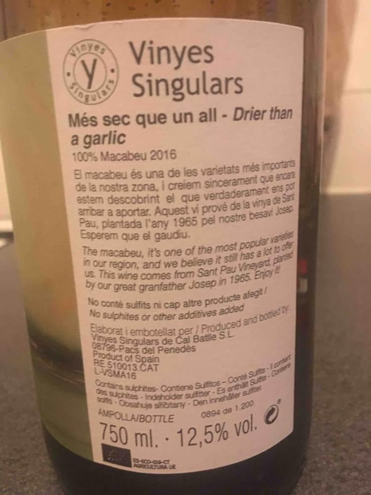 Mas sec que un all - Vinyes Singulars - Ignasi Segui 