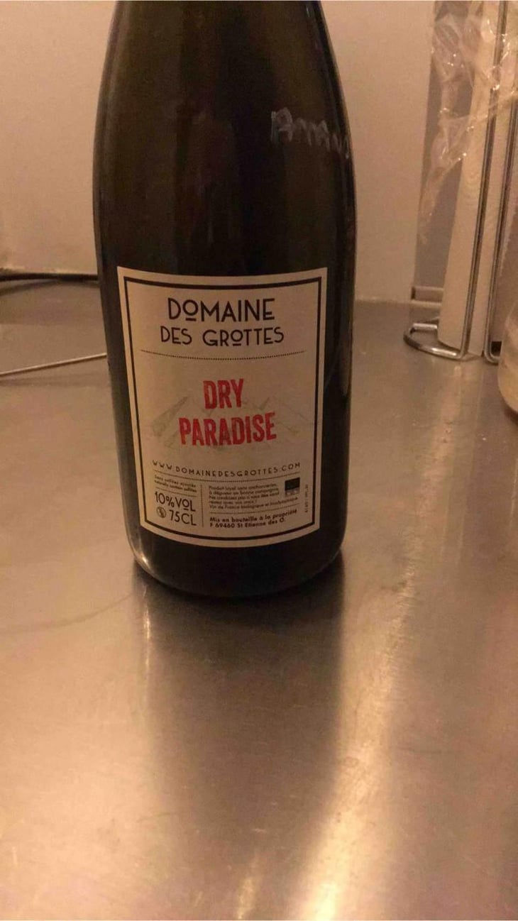 Dry Paradise - Domaine des Grottes - Romain des Grottes 