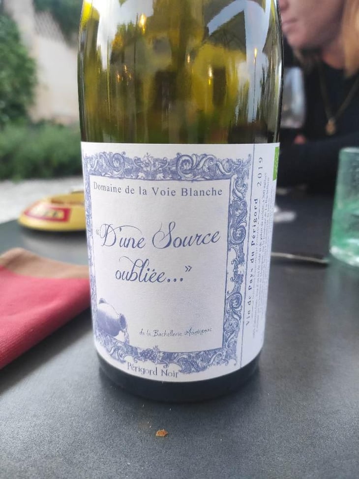 D'une Source Oubliee - Domaine De la Voie Blanche - Nathalie Dalbavie -2019