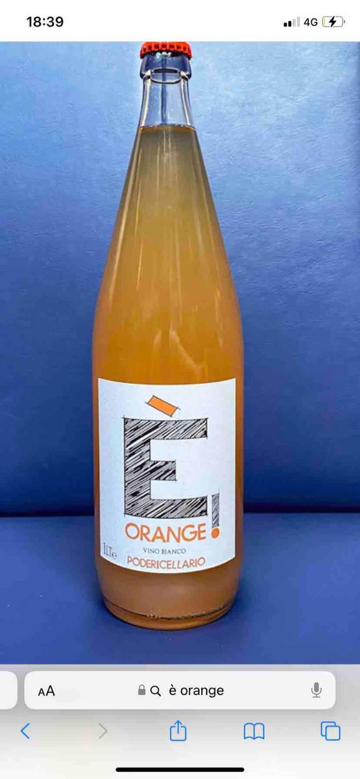 È! Orange - Poderi Cellario - Fausto & Cinzia Cellario 