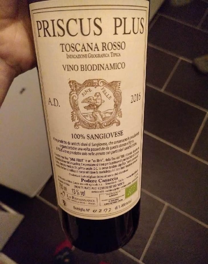 Priscus Plus - Podere Casaccia Sine Felle - Roberto Moretti 