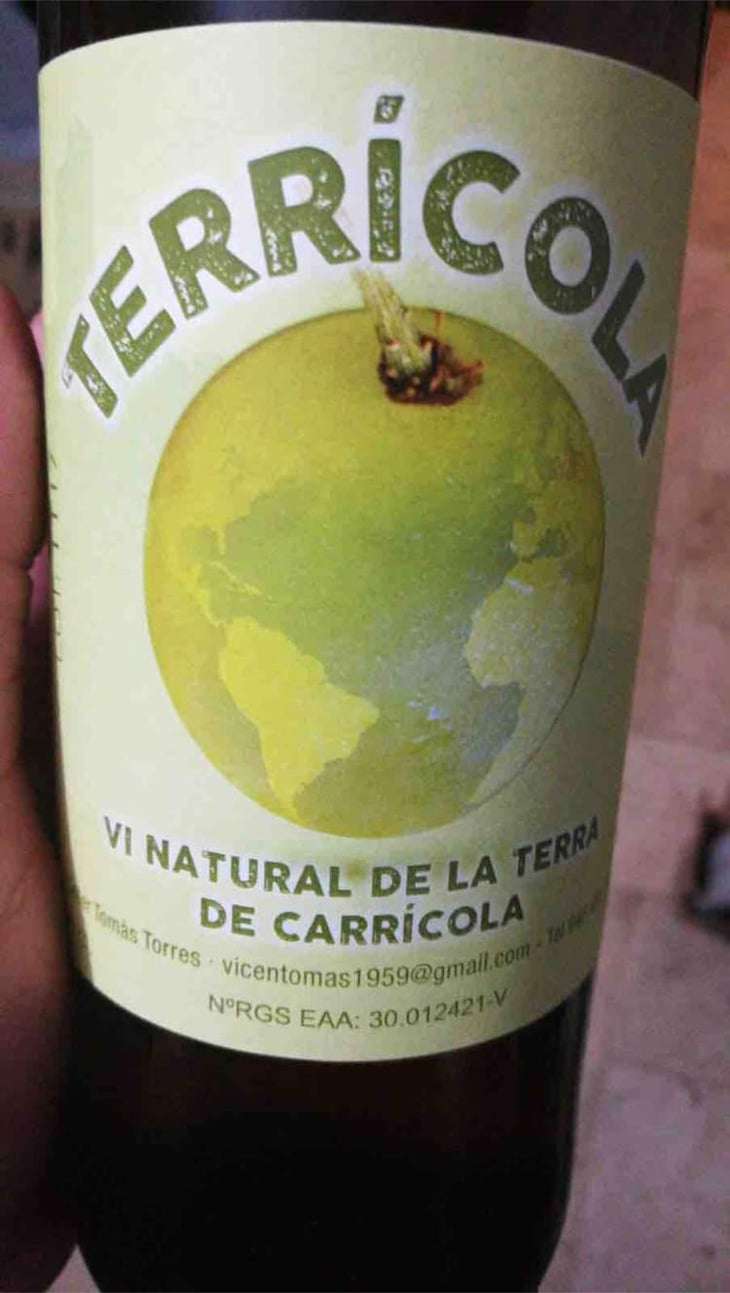 Terrícola - Celler Tomàs Torres - Vicent Tomas Soler 