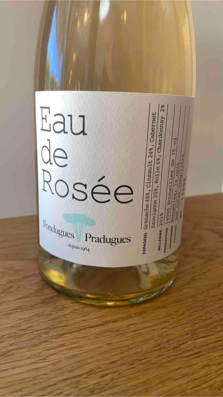 Eau de Rosé - Fondugues-Pradugues - Stephen Roberts 