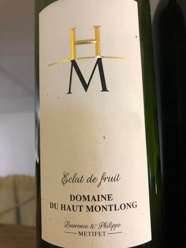 Eclat de Fruit - Domaine du Haut Montlong - Laurence & Philippe Metifet 