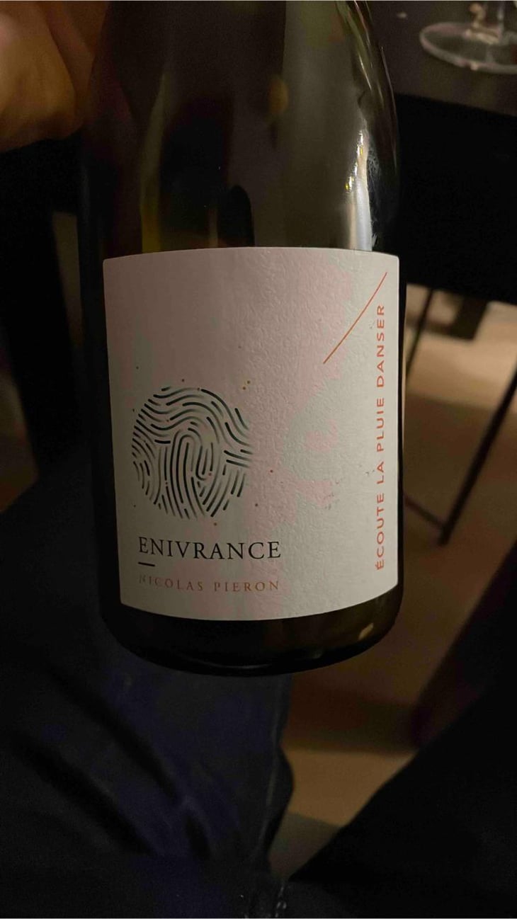 Ecoute La Pluie Danser - Domaine Enivrance - Nicolas Pieron -2021