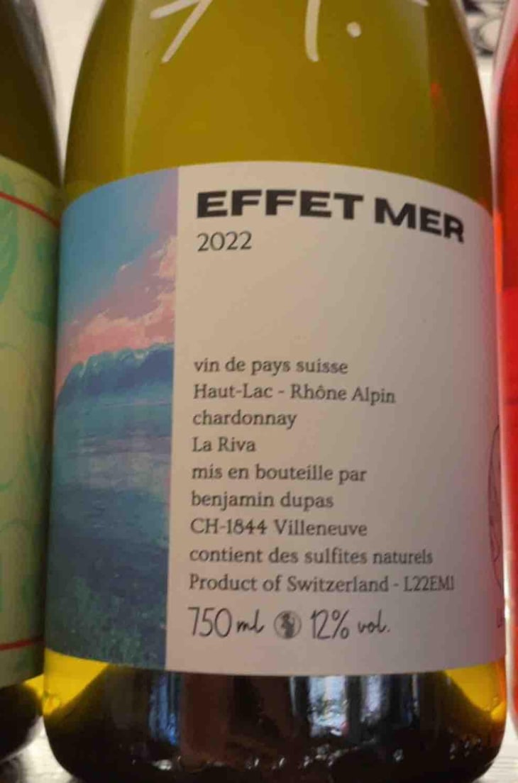 Effet Mer - Domaine de La Riva - Benjamin Dupas -2022
