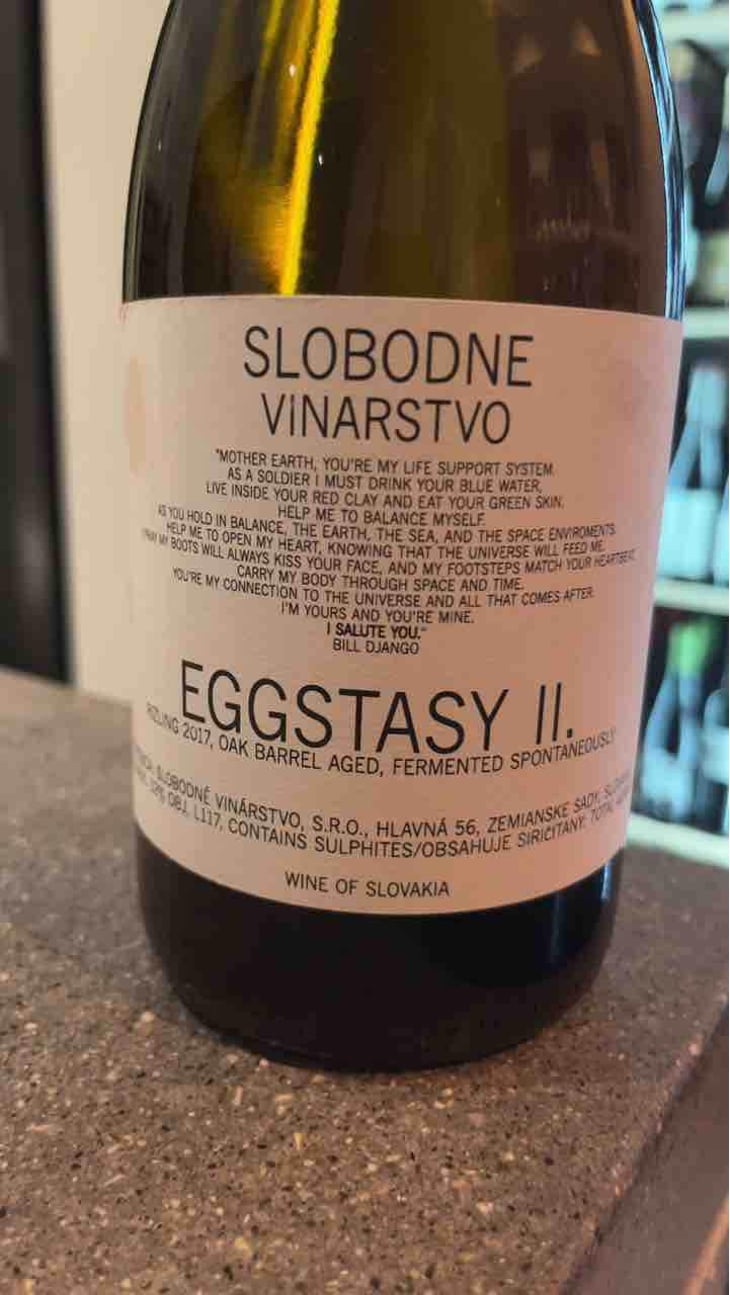 Eggstasy Of Wine Alpinist - Slobodné Vinárstvo - Majer Zemianske Sady - Michal Kuropka, Agnes Lovecká, Katarína Kuropková 
