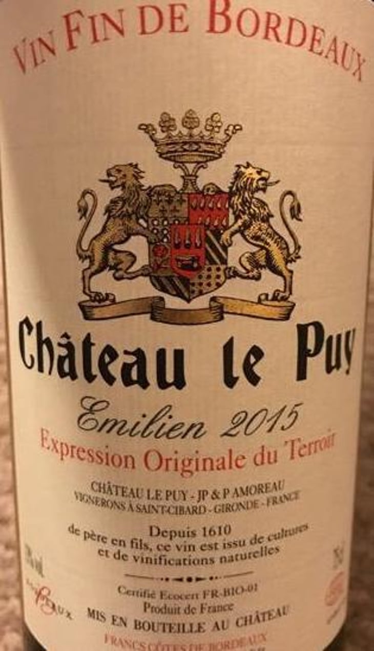 Emilien - Château le Puy - Jean-Pierre & Pascal Amoreau 