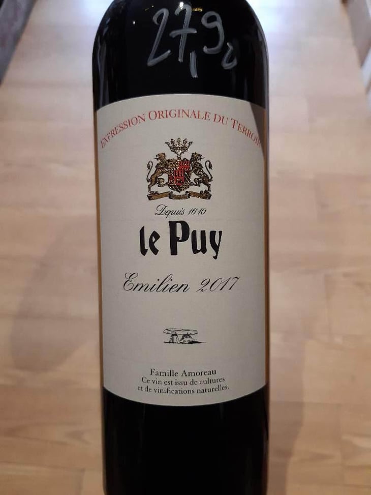 Emilien - Château le Puy - Jean-Pierre & Pascal Amoreau 