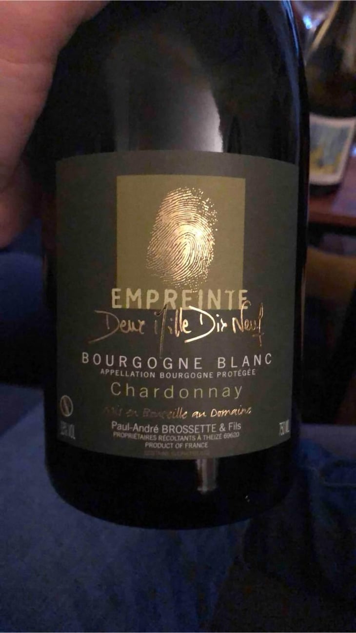 Empreinte - Bourgogne - Paul Andre Brossette 