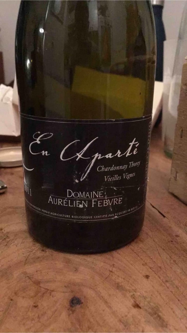 En Aparté Blanc - Domaine Aurélien Febvre - Aurélien Febvre 