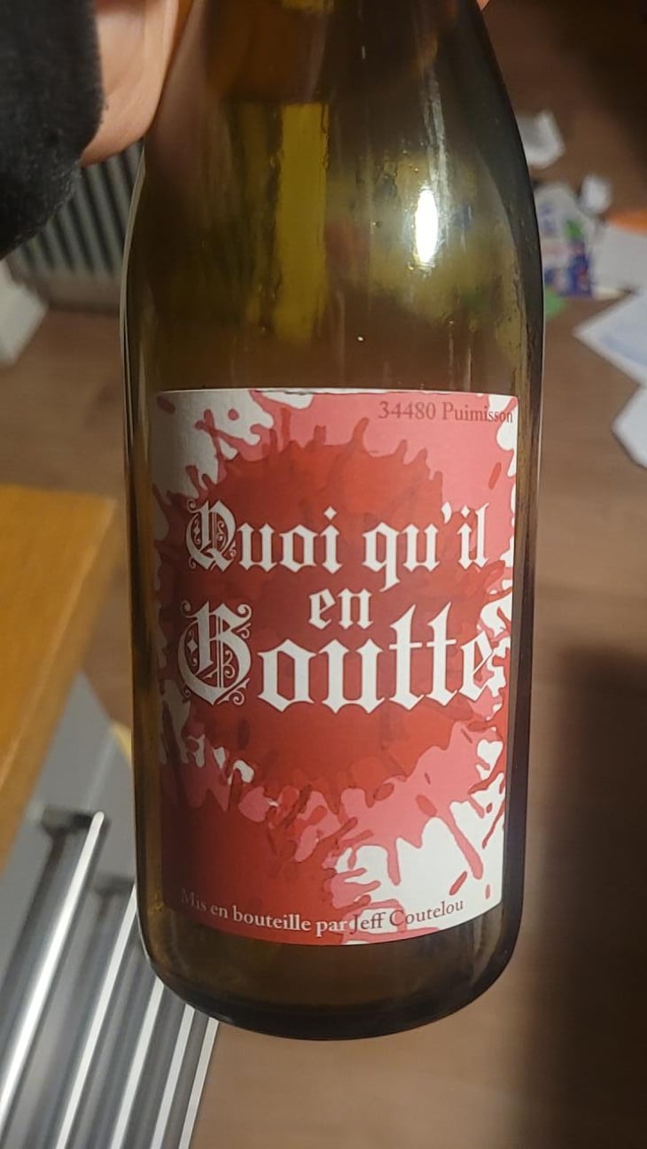 quoi qu'il en goûte - Mas Coutelou - Jean-François Coutelou 