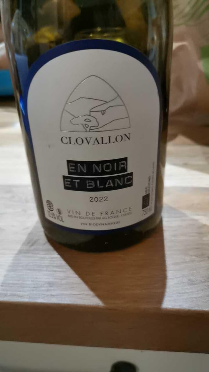 En Noir et Blanc - Domaine de Clovallon - Alix Roque -2022