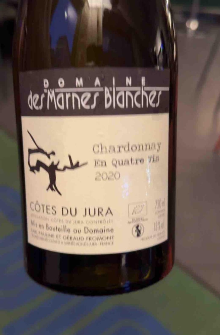 En Quatre Vis Chardonnay - Domaine Des Marnes Blanches - Pauline & Géraud Fromont 