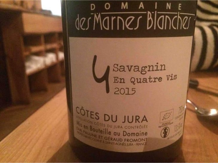 En Quatre Vis Savagnin - Domaine Des Marnes Blanches - Pauline & Géraud Fromont 