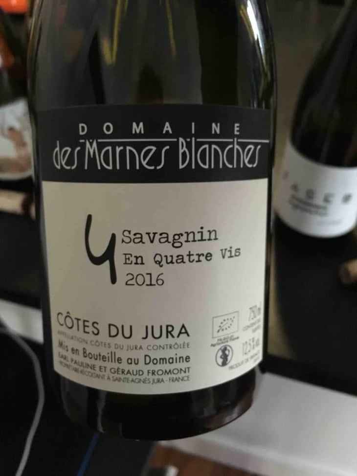 En Quatre Vis Savagnin - Domaine Des Marnes Blanches - Pauline & Géraud Fromont 