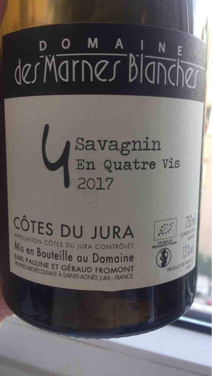 En Quatre Vis Savagnin - Domaine Des Marnes Blanches - Pauline & Géraud Fromont 